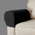 thumbnail image 3 of Arm Rest Covers Set, Pack of 2 Stretch Armchair Arm Covers Soft Polyester Arm Caps Non Slip Furniture Protector for Chair, Sofa, Couch, 3 of 7
