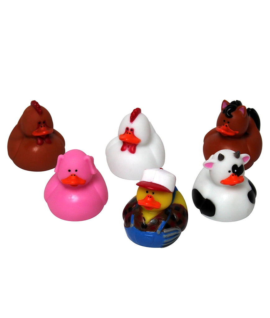 farm animal rubber ducks