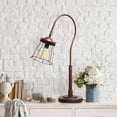 thumbnail image 4 of All the Rages LHT-5030-RB Lalia Home Rustic Caged Shade Table Lamp, Red Bronze, 4 of 4