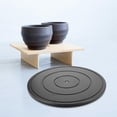 thumbnail image 2 of BRIGHTFUFU ceramic coloring turntable Turntable Rotation Base Plastic Black Photography Prop for Craftsmen 1Pack, 2 of 8