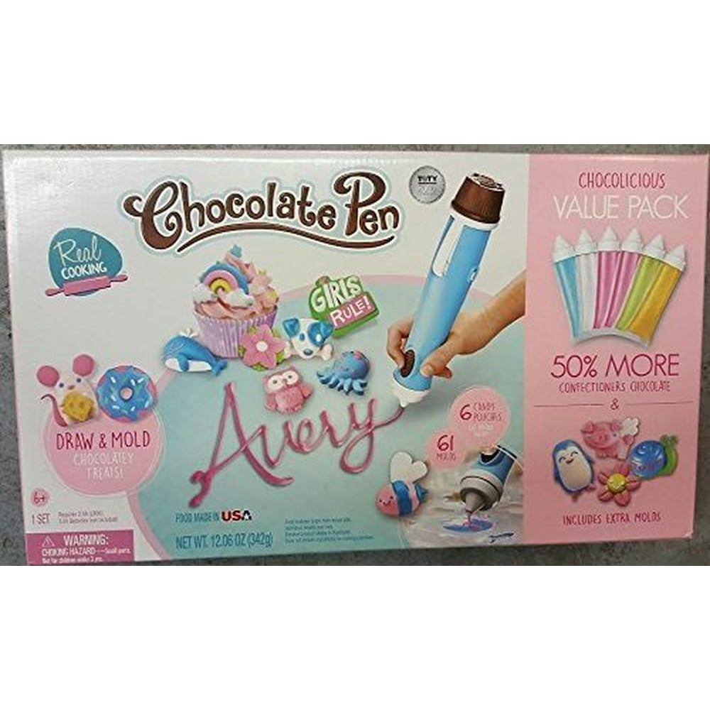 Candy Craft Chocolate Pen Exclusive Bonus Kit with Extra Molds and ...