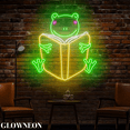 thumbnail image 3 of Glowneon Frog Read Book Neon Sign, Frog Wall Art, Book Store Led Sign, 3 of 5