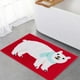 thumbnail image 4 of Alfombra navideña Polar Bear Blessing (imitación), 4 of 6