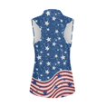 thumbnail image 2 of Whosucclay Sleeveless Golf Tennis Shirts for Womens, Long Wear Easy Maintain for Running Outdoor, Comfortable Half Zip Women's Sleeveless Golf Shirts, 2 of 7