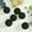 Black, variant on 6Pc 2.4Inch Velvet Christmas Ornaments - Shatterproof Hanging Balls - Neutral Textured Decorative Balls for Christmas Tree