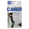 thumbnail image 4 of Truform Women's Stockings, Thigh High, Sheer: 20-30 mmHg, Black, Large, 4 of 5