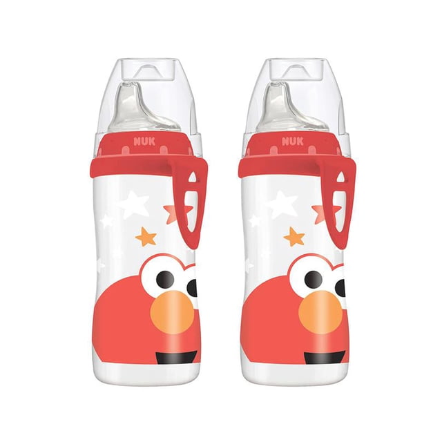 Sippy Cup NUK Active Cup, 300 ml, paquete de 2 unidades para niños de más de 12 millones