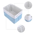 thumbnail image 3 of Unique Bargains Storage Cube Fabric Storage Bin with Handles Blue 15*10.2*9.8in, 3 of 6