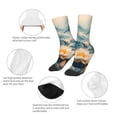 thumbnail image 3 of Uemuo Mountain Lotus Serenity Printed Kids Boys Socks Seamless Crew Socks Crazy Funny Athletic Sport Socks for Children, 3 of 5
