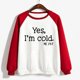 thumbnail image 5 of Moda mujer suelta cuello redondo casual manga larga impresa señoras sudadera tops Pompotops gfhjh17712, 5 of 5