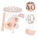 thumbnail image 2 of 1 juego de corona para fiesta de cumpleaños femenina, hermosa banda, globos para fiesta, adornos para tartas, 2 of 5