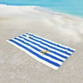 thumbnail image 3 of Mainstays Cabana Stripe Beach Towel, 58" x 28", Blue, 3 of 8