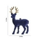 thumbnail image 3 of Adornos de ciervo para árbol de Navidad | Figuras de reno con purpurina para decoración navideña | Adornos colgantes en miniatura para fiestas, hogar, jardín y fotografía, 3 of 8