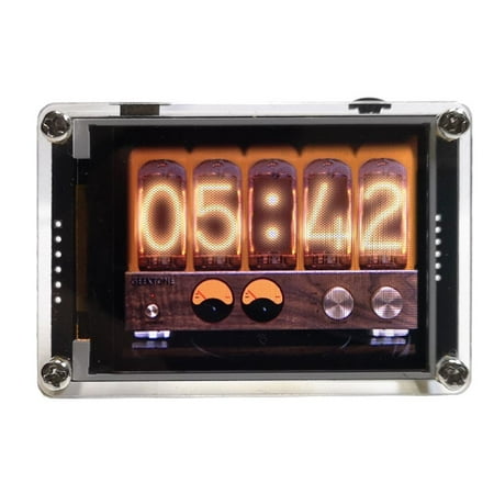 

2.4 Inch Voice Activated Music Spectrum Rhythm Level Indicator VU Glow Clock HD LCD Multi-Mode GPS Plug-in Version