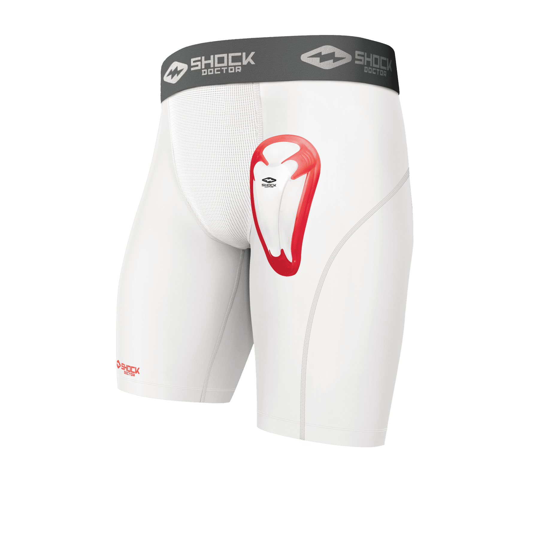 shock doctor compression shorts  W/CUP LARGE   