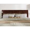 thumbnail image 6 of Valencia King Low Profile Wood Platform Bed with Matching Footboard in Walnut, 6 of 10