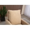 thumbnail image 6 of Leumius Swivel Rocking Chair,Manual Upholstered Glider Recliner Rocking Chair for Nursery and Living Room,Camel, 6 of 9