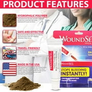 WoundSeal Topical Powder Wound Care First Aid for Cuts, Scrapes and Abrasions Single Use, 4 count (Packaging May Vary)