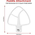 thumbnail image 7 of K45B Coated Flat Beater for KitchenAid 4.5-5 Qt Tilt-Head Mixer Attachments for Kitchen Aid Paddle Attachment, White, 7 of 7