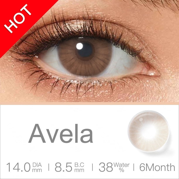 Magister lentes de contacto de Color para ojos, contenedor de lentes de colores para Halloween, 1 par, gris helado Natural, hermosas pupilas, envío gratis