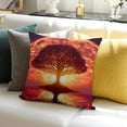 thumbnail image 3 of Nature Throw Pillow Covers Landscape Scenery Sea Mountain Trees Decorative Cushion Covers for Sofa Couch Bed, 3 of 5