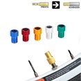 thumbnail image 3 of 2 x ADAPTOR PRESTA TO -VALVE VALVE CONVERTER BIKE PUMP CONNECTOR Black, 3 of 8