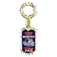 thumbnail image 4 of There Aren'T Many Things Motorcycle Dad Swivel Keychain Dog Tag Stainless Steel or 18k Gold, 4 of 10