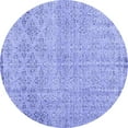 thumbnail image 1 of Ahgly Company Indoor Round Persian Blue Traditional Area Rugs, 7' Round, 1 of 4