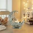 thumbnail image 6 of HomeDM 2Pcs Moon Candle Holders - Vintage Metal Candlesticks Holder for Valentine's Day Christmas Holiday Wedding Table Centerpiece Decor, 6 of 6