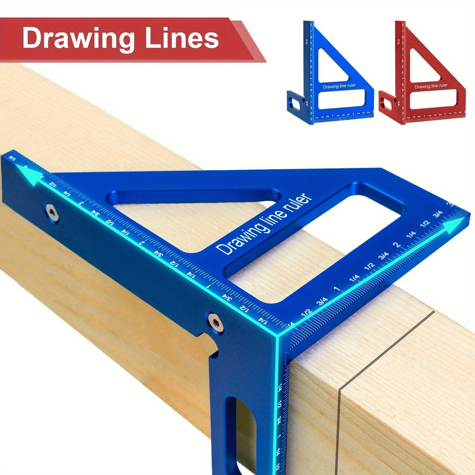 WORKPRO Rafter Square And Combination Square Tool Set - View #11