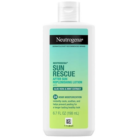 Neutrogena Sun Rescue Lotion With Aloe Vera 6.7 fl oz Pack of 2