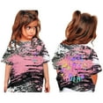 thumbnail image 4 of Ketyyh-chn99 Girls Short Sleeve Shirts Teen Girl Gifts Baby Girls' Short-Sleeve T-Shirt Puff Sleeve Tee Tops Pink,13-14 Years, 4 of 5