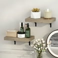 thumbnail image 6 of Furinno TANNA 15-Inch Wall Mounted Floating Display Shelves in Natural Set of 2, 6 of 6
