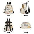 thumbnail image 4 of FORMRS Mini Backpack Purse for Women Quilted Travel Daypack Casual Shoulder Bag, Halloween Cute Pumpkins, 4 of 7