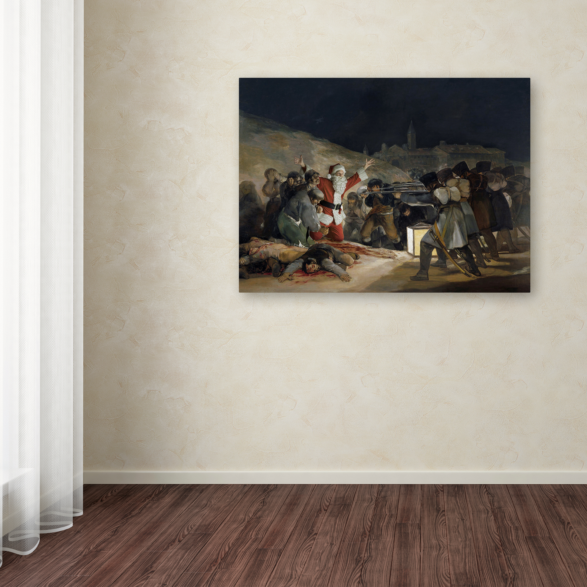 Trademark Fine Art 'Goya-The Third Of May' Canvas Art by Ed Wheeler