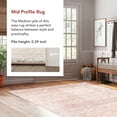 thumbnail image 5 of nuLOOM Hattie Transitional Moroccan Area Rug, 5' x 8', Hattie Light Pink, 5 of 10