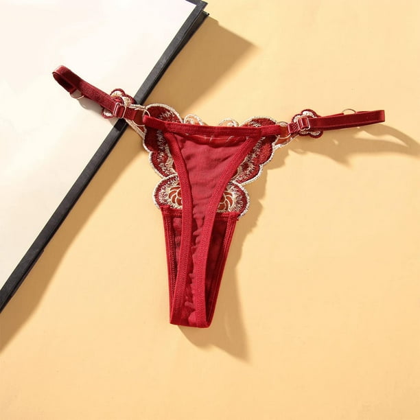 ESSSUT Underwear Womens Women Thong Sexy Panties Thong Lace Pants Ladies  Briefs Underwear Lingerie For Women 