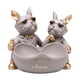 thumbnail image 3 of Bonita bandeja con forma de bulldog para colección de interiores y exteriores, ideal para amantes de los perros. Gris, 3 of 9