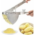 thumbnail image 1 of Prensa para puré, prensa de patatas profesional de acero inoxidable Prensador de patatas de acero inoxidable, 1 of 5