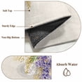 thumbnail image 6 of Purple Weeping Floral Round Area Rug 8Ft Washable Large Circle Rugs for Living Room Dorm, Spring Summer Pastoral Flowers Rustic Non-Slip Carpet Floor Mats Indoor Outdoor Carpet Runner Home Decor, 6 of 8
