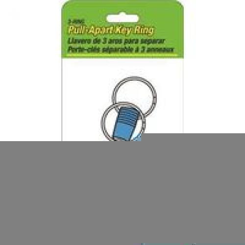 KC114 3-Way Pull Apart Key Ring, Metal