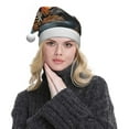 thumbnail image 5 of Cauagu Colorful Plant Tiger for Adult Christmas Hat,1-Pack Xmas Holiday Hat Santa Hat for Women & Men Festive Headwear Accessories Fit for Christmas/New Year/Party, 5 of 6