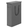 thumbnail image 3 of Cesto plegable para ropa sucia, organizador de almacenamiento de ropa, cesto de lavandería portátil de 60 litros para guardería, sala de estar y Gris, 3 of 8
