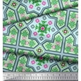 thumbnail image 1 of Soimoi Poly Georgette Fabric Floral & Damask Patchwork Printed Fabric 1 Yard 52 Inch Wide, 1 of 1