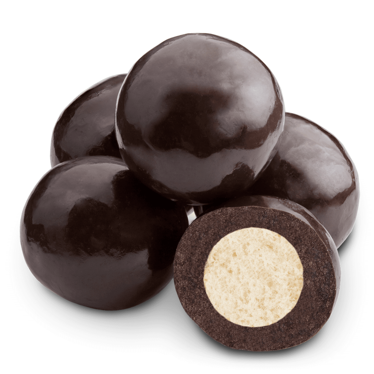 Dark Chocolate Triple Dipped Malt Balls in Bulk