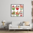 thumbnail image 3 of Kit Punto Cruz Con Cupcakes Navidad Hilo Algodón Ecológico Bordado 11CT 36x35cm, 3 of 9