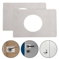thumbnail image 4 of 2 Pcs Plaque de Réparation de Bouton de Porte en Acier Inoxydable Plaque de Renforcement de Porte, 4 of 6