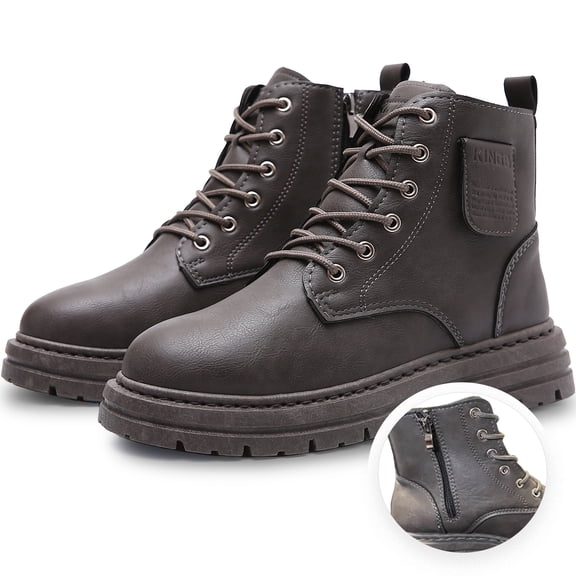 Botas Vinil Piel De Uso Rudo Para Hombre Antideslizantes