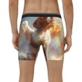thumbnail image 4 of Rateoe Rainbow English Cocker Spaniel Print Men’s Underwear Boxer Briefs Soft Comfortable Underwear Boxer Briefs, Long Leg Briefs,Anti-chafing Boxer Briefs, 4 of 7