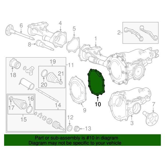 GM 20768579 Gasket-Frt Diff Carr Cvr